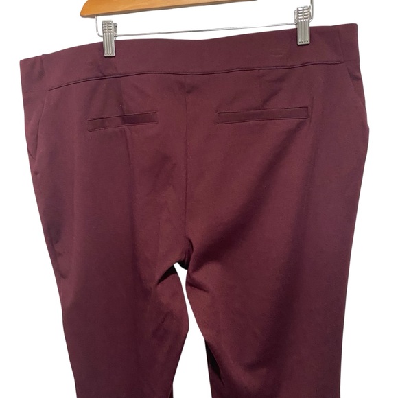 Simply Vera VeraWang Women’s Maroon Bootcut Dress Pants Size XXL - Picture 8 of 10